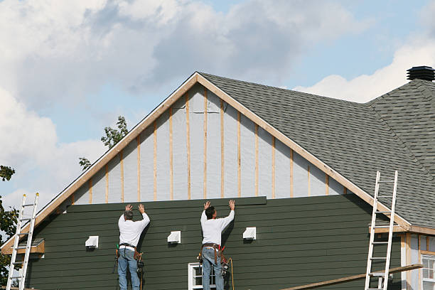 Professional Siding Replacement technician working in Westlake, TX